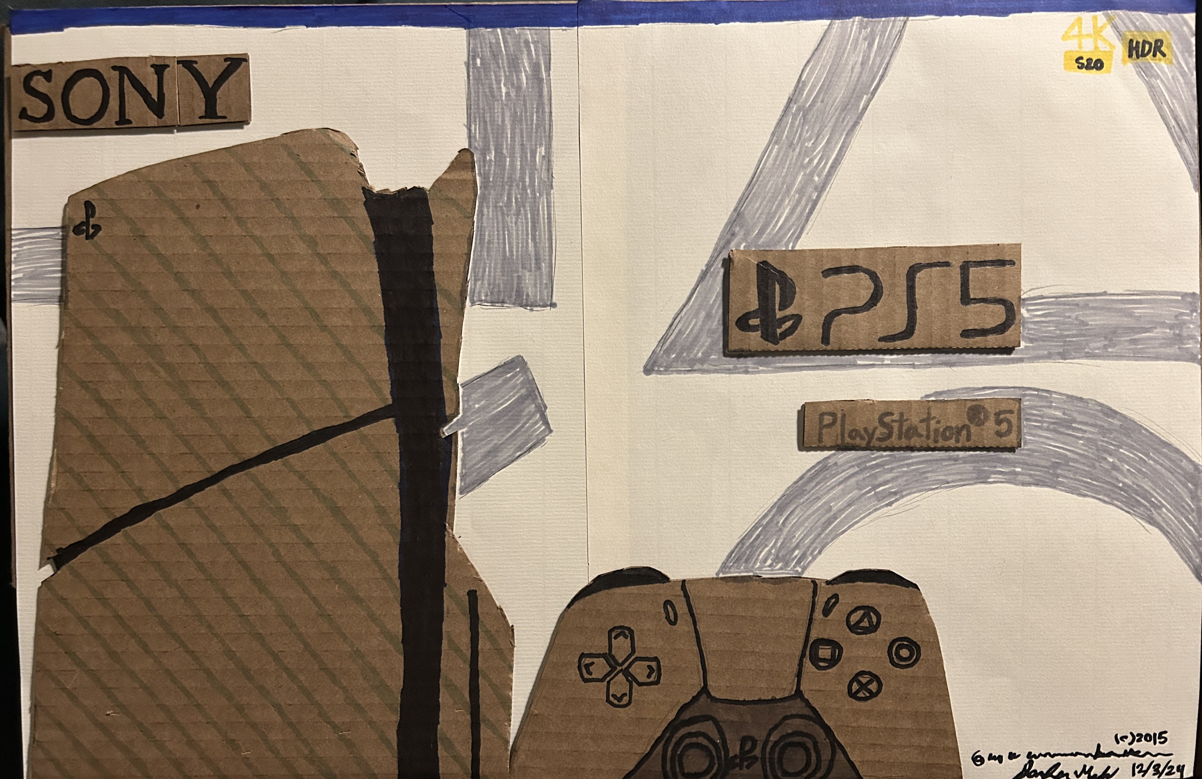 Cardboard PS5